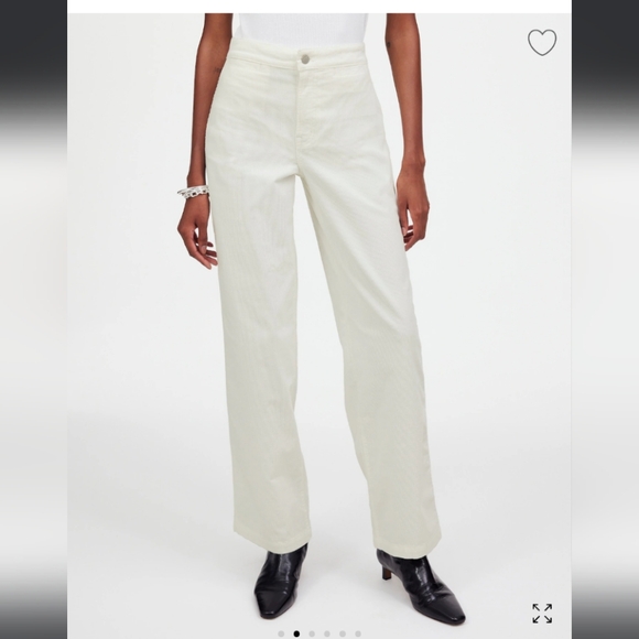 Madewell Pants - Madewell Corduroy Emmett Wide Leg Welt Pocket Pant